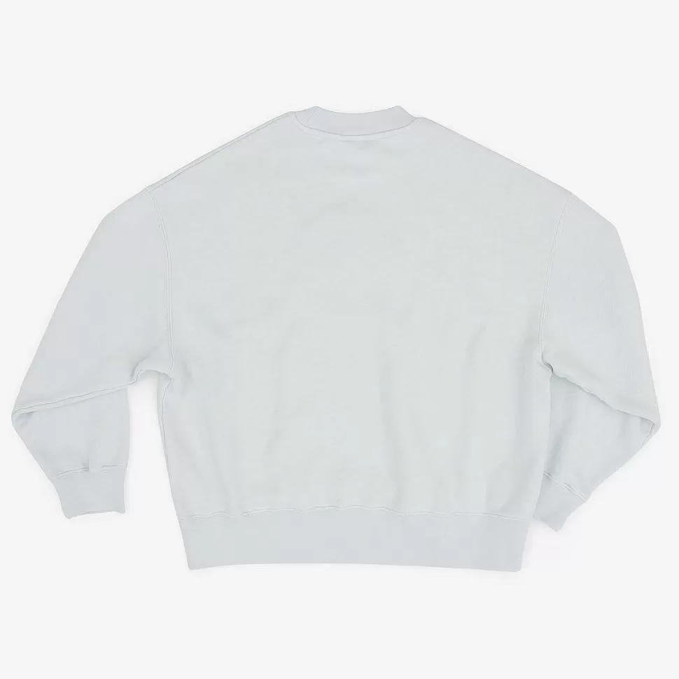Felpa Oversize Cotone Organico | Ciniglia Blu Illusione>Satorisan Online