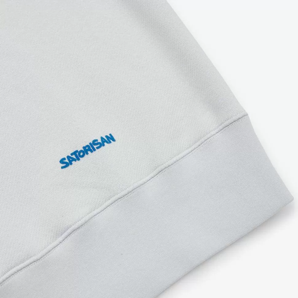 Felpa Oversize Cotone Organico | Ciniglia Blu Illusione>Satorisan Online
