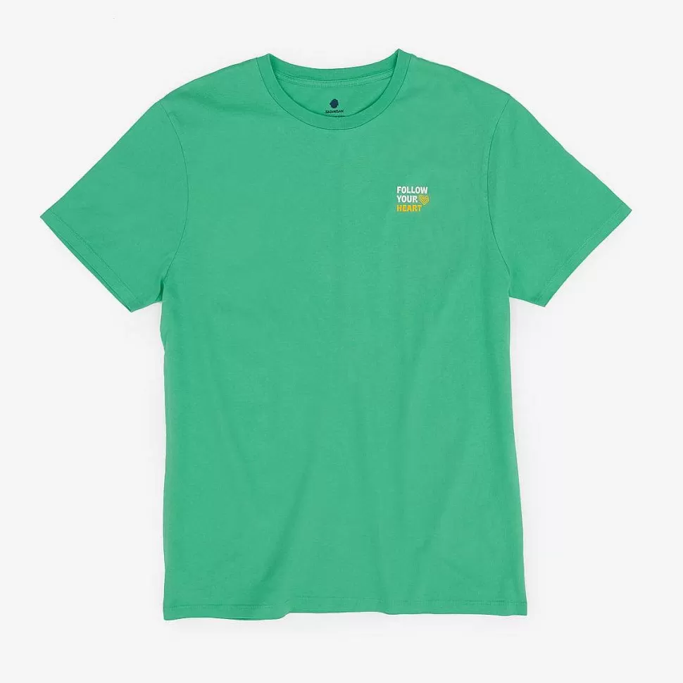 T-Shirt In Cotone Biologico Vestibilita Regolare | Aloe Vera Segui Il Tuo Cuore>Satorisan Cheap