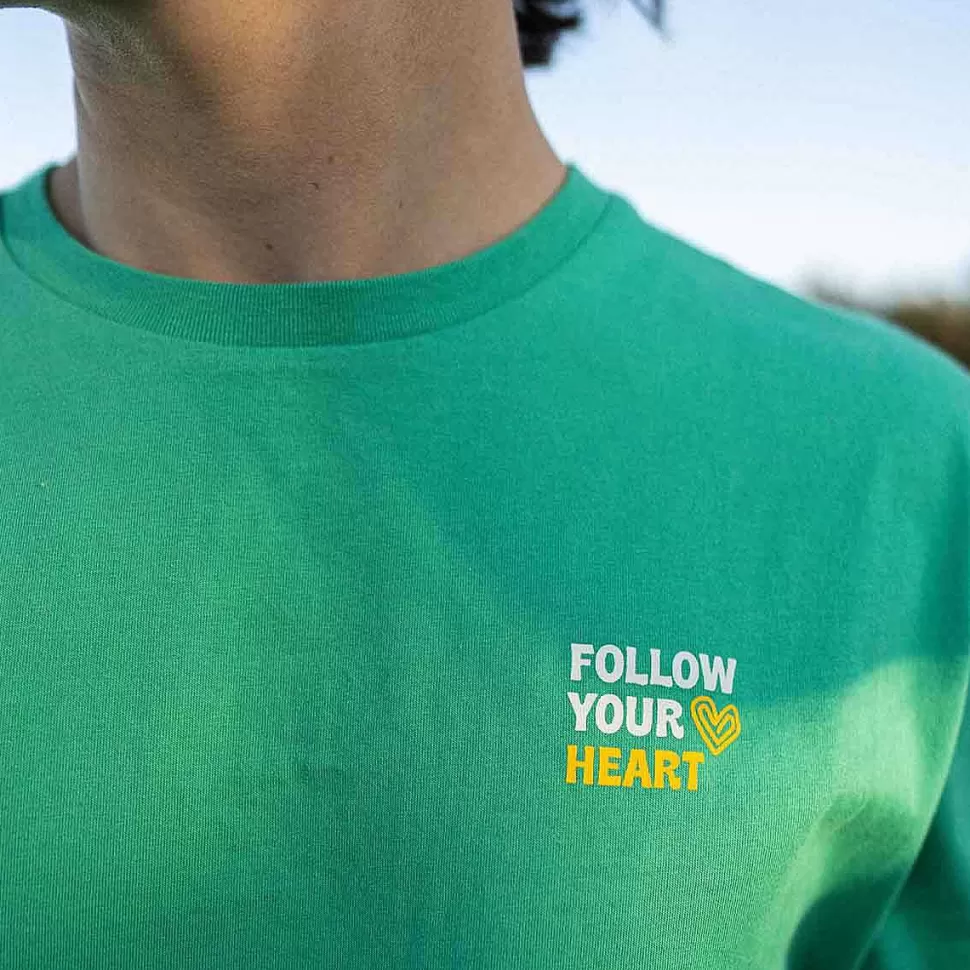 T-Shirt In Cotone Biologico Vestibilita Regolare | Aloe Vera Segui Il Tuo Cuore>Satorisan Online