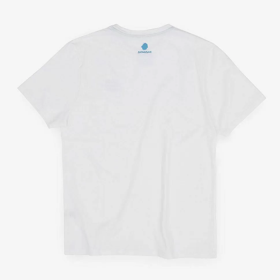 T-Shirt In Cotone Biologico Vestibilita Regolare | Bianco Segui Il Tuo Cuore>Satorisan Cheap