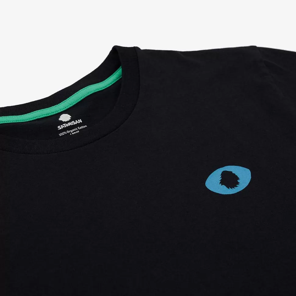 T-Shirt In Cotone Biologico Vestibilita Regolare | Nero Balla Il Tuo Ritmo>Satorisan Clearance