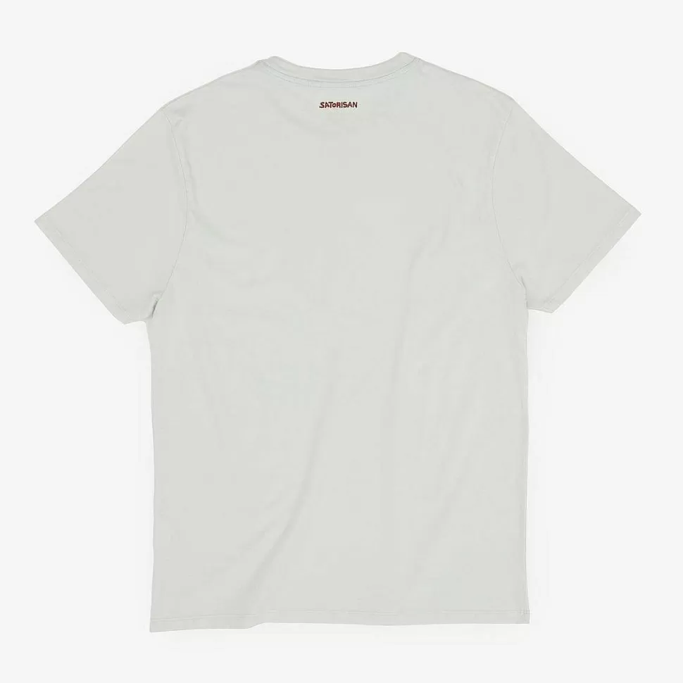 T-Shirt In Cotone Biologico Vestibilita Regolare | Stato Cristallino Della Liberta Verde>Satorisan Fashion