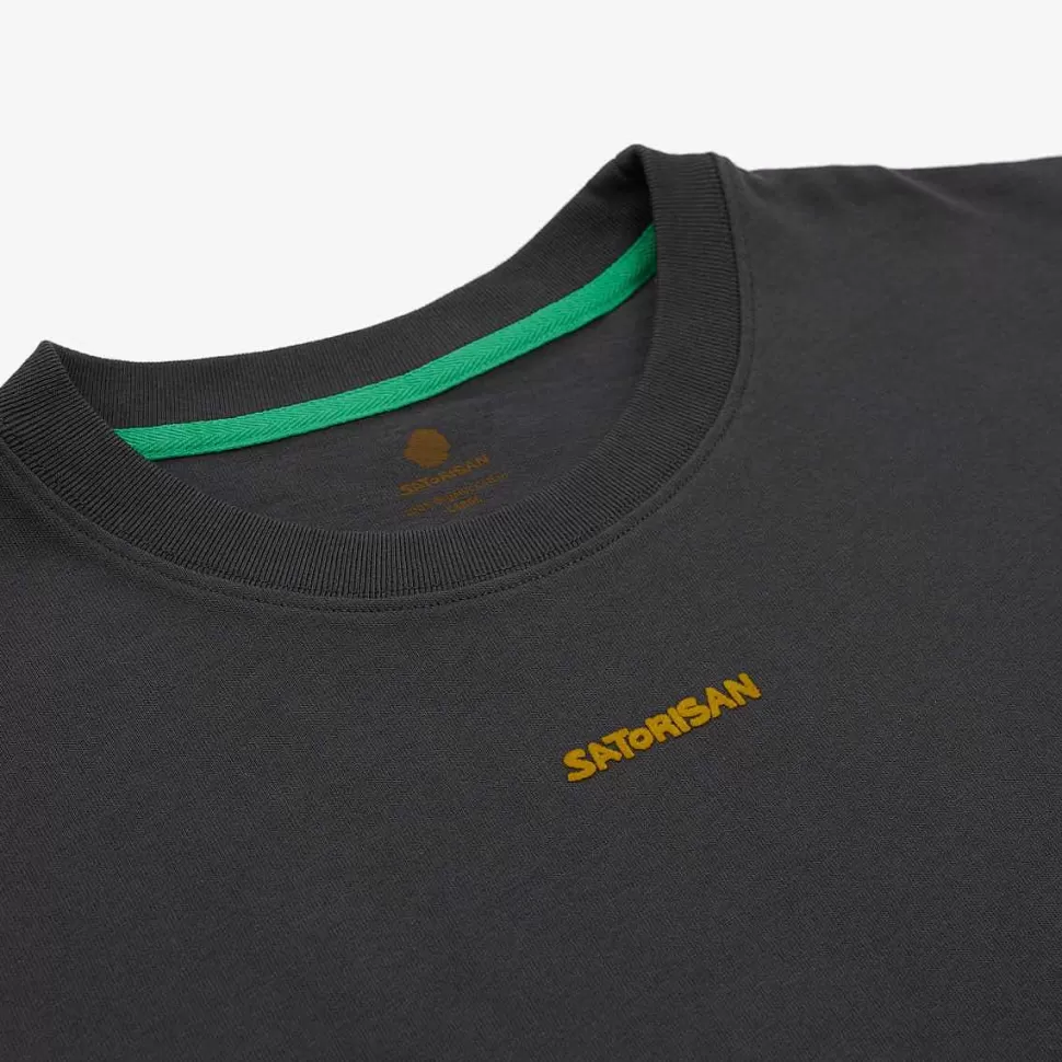 T-Shirt Oversize In Cotone Biologico | Occhio Del Cuore Di Carbone>Satorisan Best Sale
