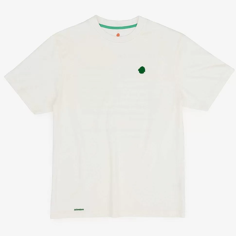 T-Shirt Oversize In Cotone Biologico | Origine Bianca Salata>Satorisan Discount