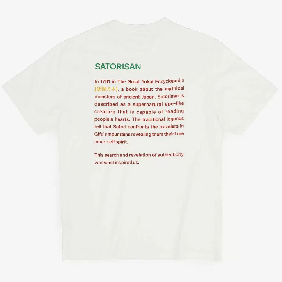 T-Shirt Oversize In Cotone Biologico | Origine Bianca Salata>Satorisan Discount