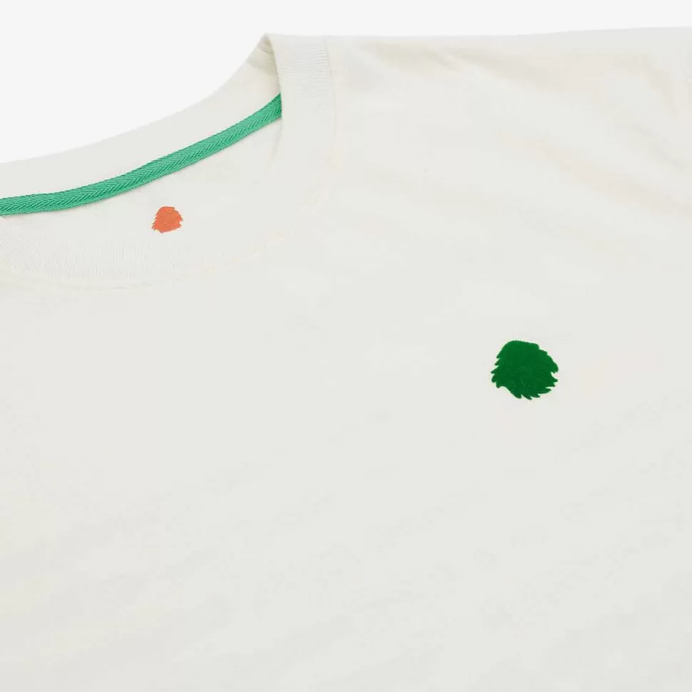 T-Shirt Oversize In Cotone Biologico | Origine Bianca Salata>Satorisan Discount