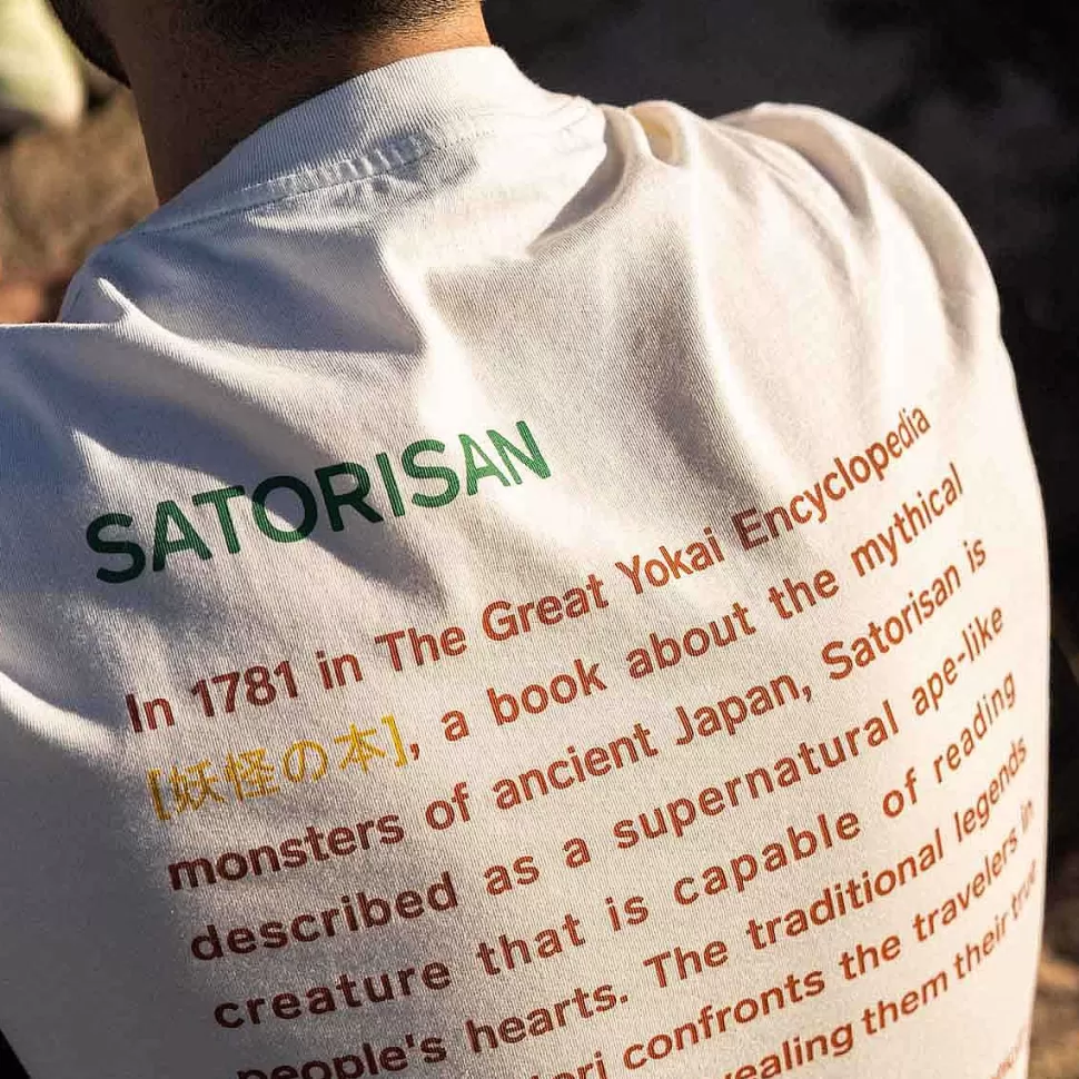 T-Shirt Oversize In Cotone Biologico | Origine Bianca Salata>Satorisan Discount