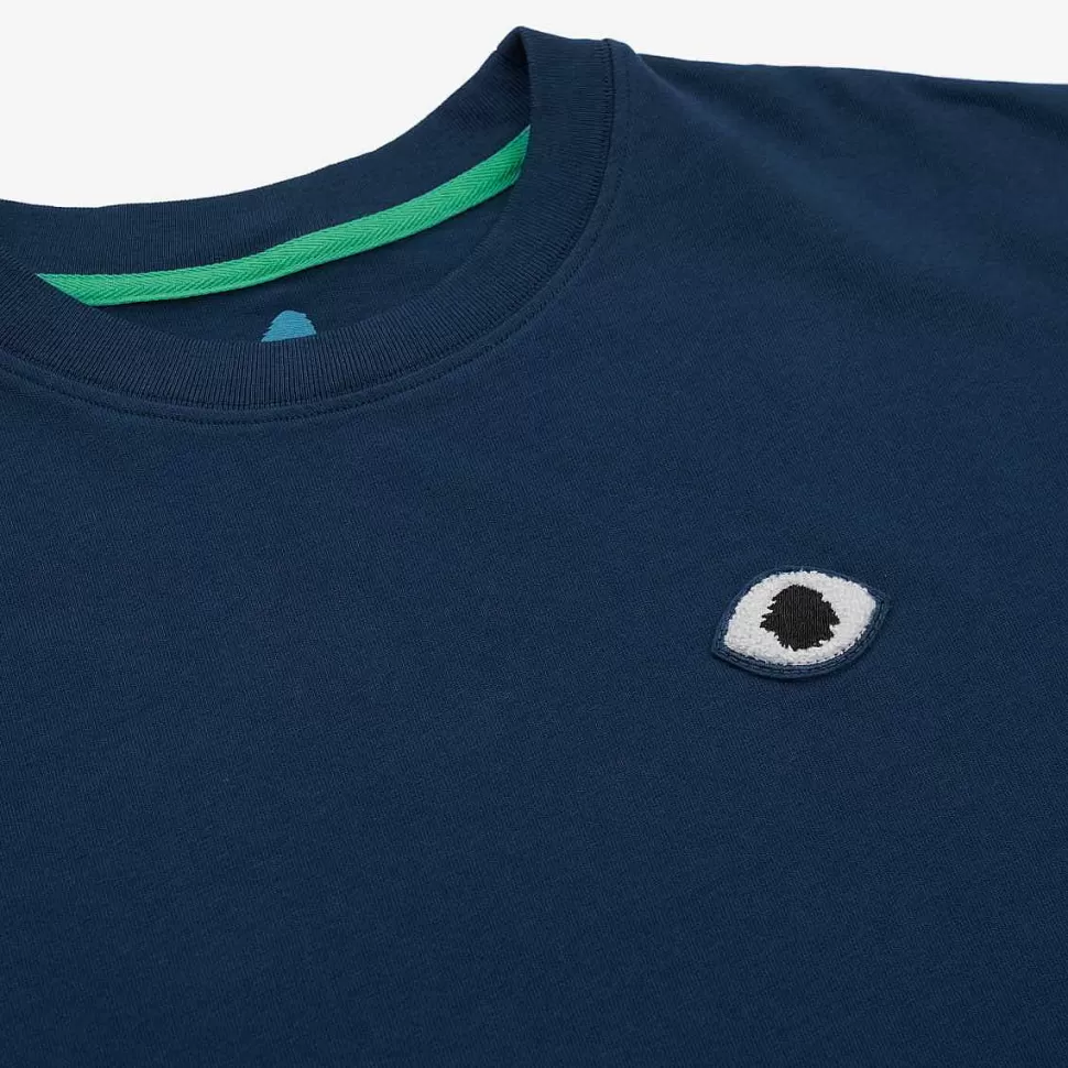 T-Shirt Oversize In Cotone Biologico | Origine Dell'Inchiostro Blu>Satorisan Hot